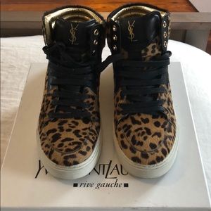 Yves Saint Laurent Leopard Hightops!